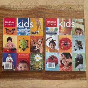 2 Martha Stewart Kids Magazines - 2001 & 2002